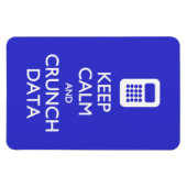 Postkarte Calm Crunch-Daten behalten Magnet (Horizontal)