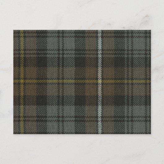 Postkarte Campbell Argyll Weathered Tartan (Vorderseite)
