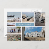 Postkarte Cape Coast (Vorne/Hinten)