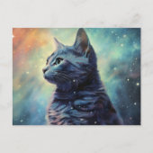 Postkarte Cat Alone (Vorderseite)