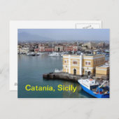 Postkarte Catania (Vorne/Hinten)