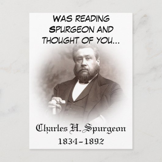Postkarte Charless Haddon Spurgeon (Vorderseite)