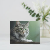 Postkarte Chat Foret 2 (Stehend Vorderseite)