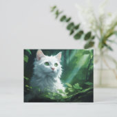 Postkarte Chat Foret 8 (Stehend Vorderseite)