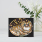 Postkarte "Cheshire Clock" (Stehend Vorderseite)