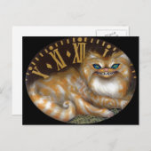 Postkarte "Cheshire Clock" (Vorne/Hinten)