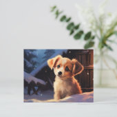 Postkarte Chien 1-3 (Stehend Vorderseite)