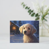 Postkarte Chien 5-20 (Stehend Vorderseite)