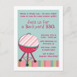 Postkarte "Chill & Grill"