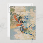 Postkarte "Chinese Moon Goddess" (Vorne/Hinten)