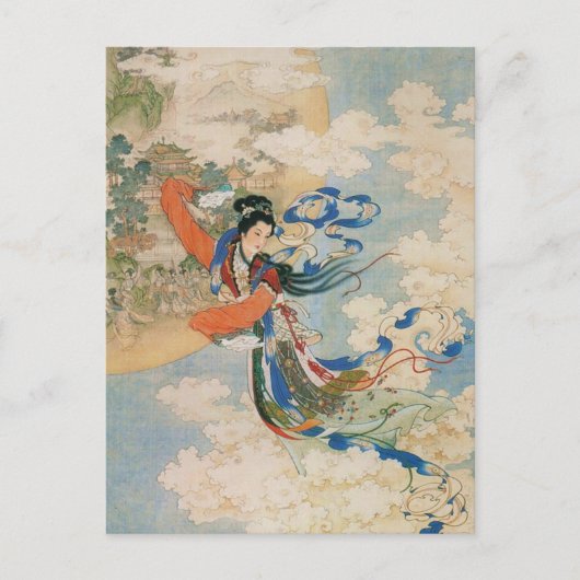 Postkarte "Chinese Moon Goddess" (Vorderseite)