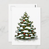 POSTKARTE: CHRISTMAS TREM POSTKARTE (Vorne/Hinten)