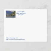 Postkarte, "CIAO!" VON VARENNA/ITALIEN-SEE-DISTRI Postkarte (Rückseite)