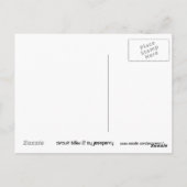 Postkarte "Circuit B&W 2 "Dein Text" (Rückseite)