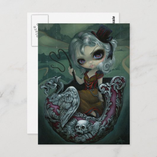 Postkarte "Circus Chariot" (Vorne/Hinten)