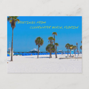 Postkarte Clearwater Strand Florida