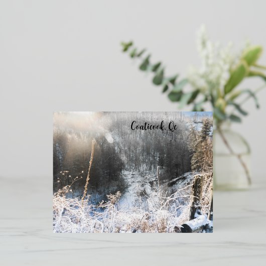 Postkarte Coaticook, Qc (Stehend vorne)