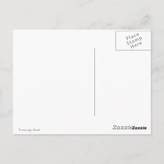 Postkarte Colorado (Rückseite)
