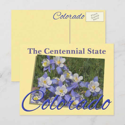 Postkarte - COLORADO (Vorne/Hinten)