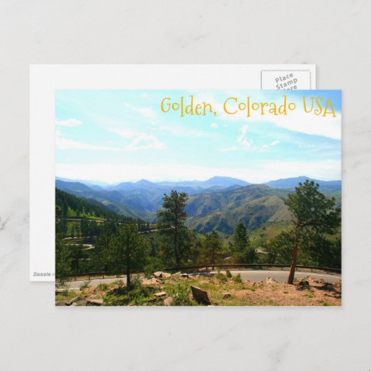 Postkarte Colorado (Vorne/Hinten)