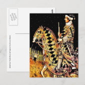 Postkarte: "Commander on Horseback" Postkarte (Vorne/Hinten)