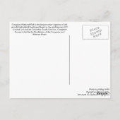 Postkarte - Congaree Nationalpark (Rückseite)