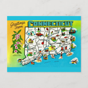 Postkarte Connecticut