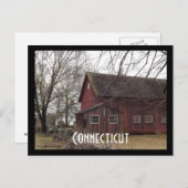 Postkarte Connecticut (Vorne/Hinten)