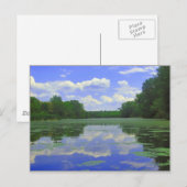 Postkarte Connecticut (Vorne/Hinten)