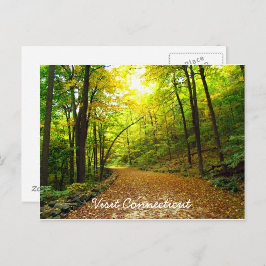Postkarte Connecticut 2 (Vorne/Hinten)