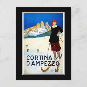 Postkarte Cortina D' AMPEZZO Italien Grüße
