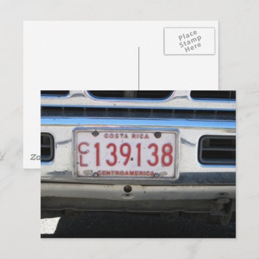 Postkarte Costa Rica (Vorne/Hinten)