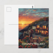 Postkarte County Galway (Vorne/Hinten)