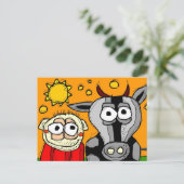 Postkarte "Cowboy" (Stehend Vorderseite)