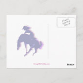 Postkarte "Cowgirl on Coffee" (Rückseite)