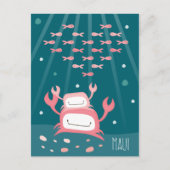 Postkarte "Crab Maui" (Vorderseite)