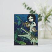Postkarte "Cretaceous Mermaid" (Stehend Vorderseite)
