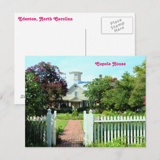 Postkarte Cupola House (Vorne/Hinten)