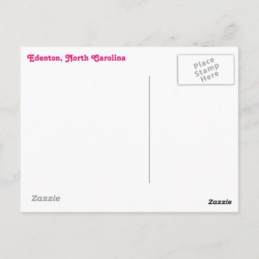 Postkarte Cupola House (Rückseite)