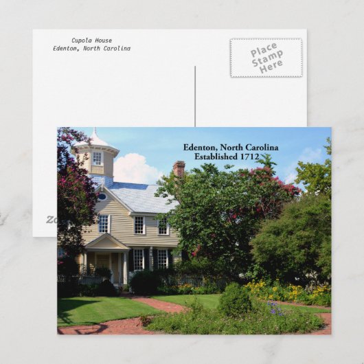 Postkarte Cupola House (Vorne/Hinten)