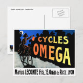 Postkarte: Cycles Omega Postkarte (Vorne/Hinten)