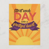 Postkarte "Dankbares Herz"