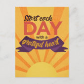 Postkarte "Dankbares Herz" (Vorderseite)