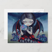 Postkarte "Dark Dragonling" (Vorne/Hinten)