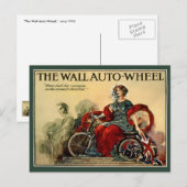 Postkarte: Das Auto der Wand Postkarte (Vorne/Hinten)