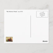 Postkarte: Das Auto der Wand Postkarte (Rückseite)