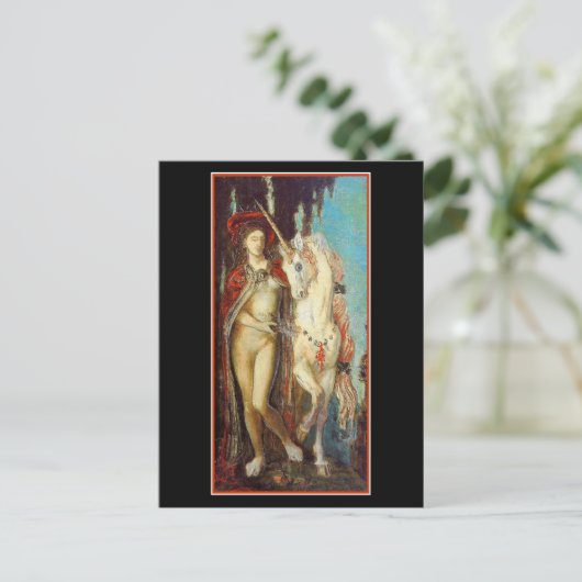 Postkarte: Das Einhorn Postkarte (Stehend Vorderseite)