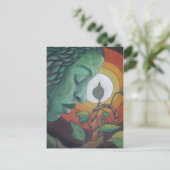 Postkarte: "Das Erwachen" Postkarte (Stehend Vorderseite)