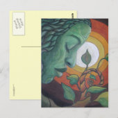 Postkarte: "Das Erwachen" Postkarte (Vorne/Hinten)