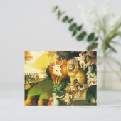 Postkarte: Das friedliche Königreich Postkarte (Stehend Vorderseite)